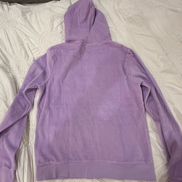 Roller Rabbit lavender disco zip up hoodie. - Picture 4 of 13